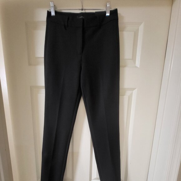 NWT WHBM® Elle Slim Trouser Comfort Stretch Pant Black size 00 - Picture 5 of 6